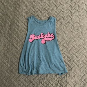 Beefcake Crop Racer Back